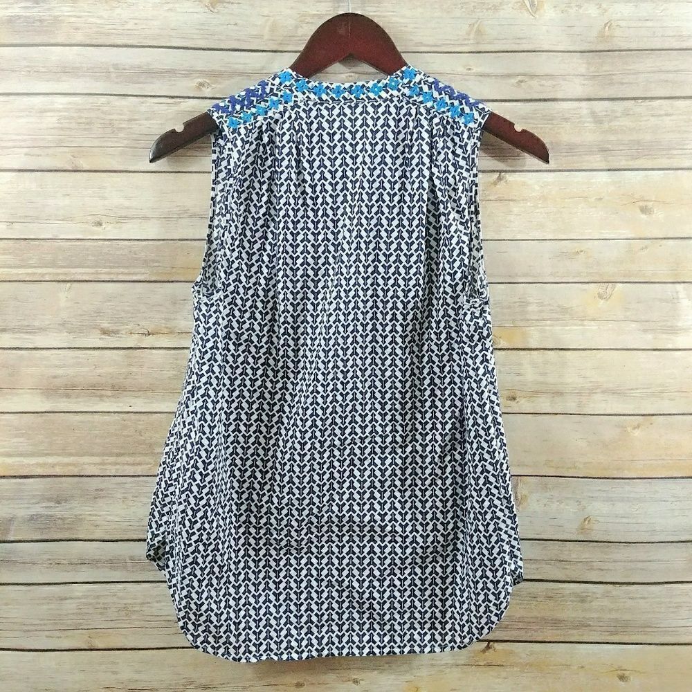J. Crew Women's Tank Top Blue Size 2 XS - Picture 4 of 6